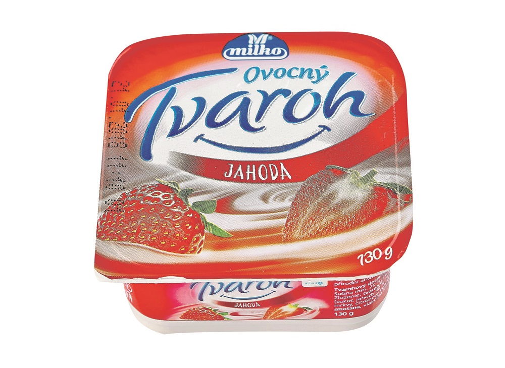 Milko Ovocný tvaroh jahoda