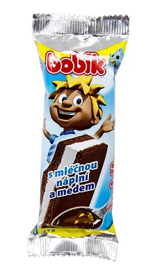 Bobík s mléčnou náplní a medem