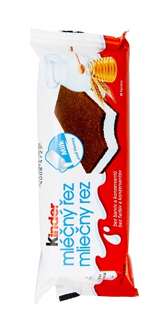 Kinder mléčný řez Milk and Honey