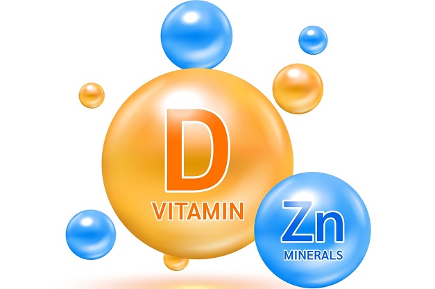 vitamin D a zinek