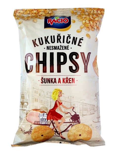 chipsy šunka a křen