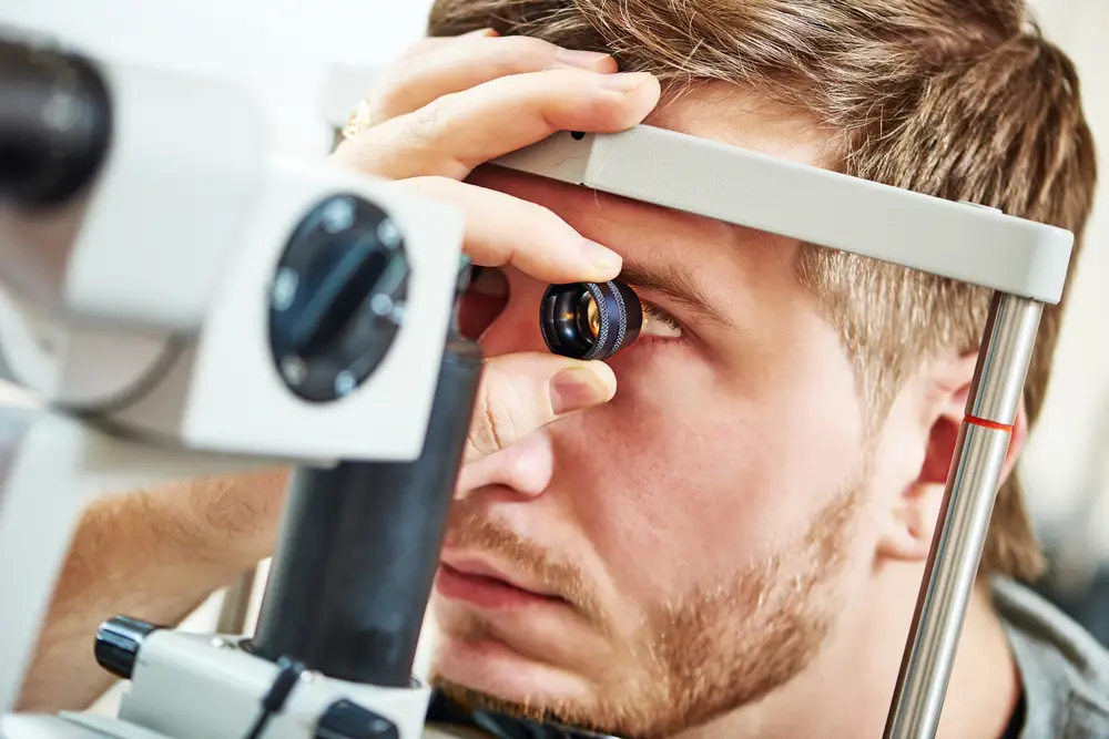 vyšetření u očního lékaře