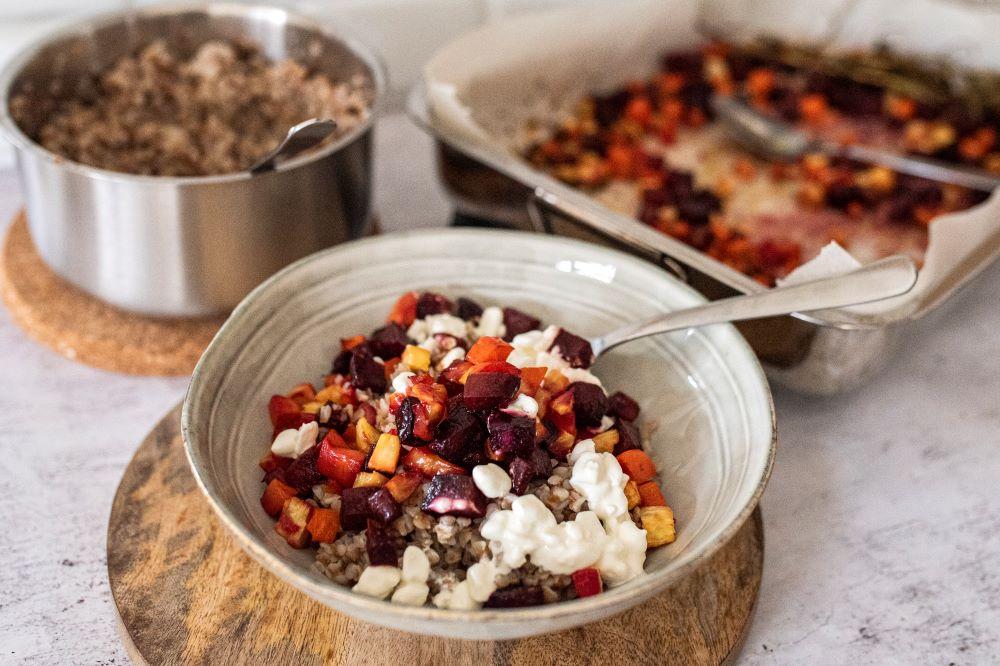 Poha Inksa Pohanka s pečenou zeleninou| recept | Vím, co jím