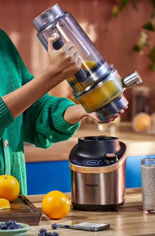 Mixér s odšťavňovačem Philips Flip&Juice