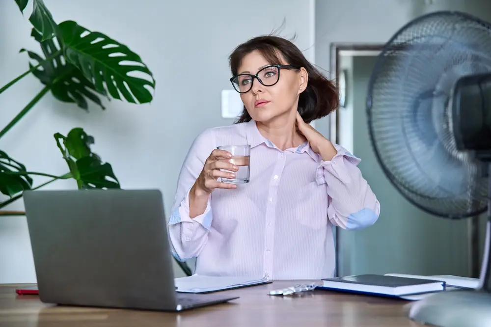 žena v menopauze