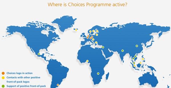 Záběr aktivit The Choices International Foundation ve světě