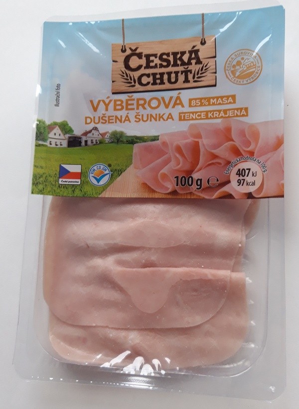 Šunka dušená výběrová shaved 80 g Albert - Česká chuť