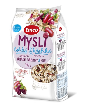 Mysli na zdraví Sypané Lehké a křehké Kanadské brusinky a goji 550g