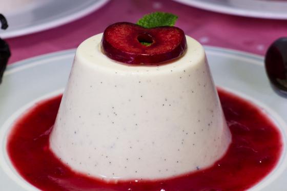 panna cota, sója